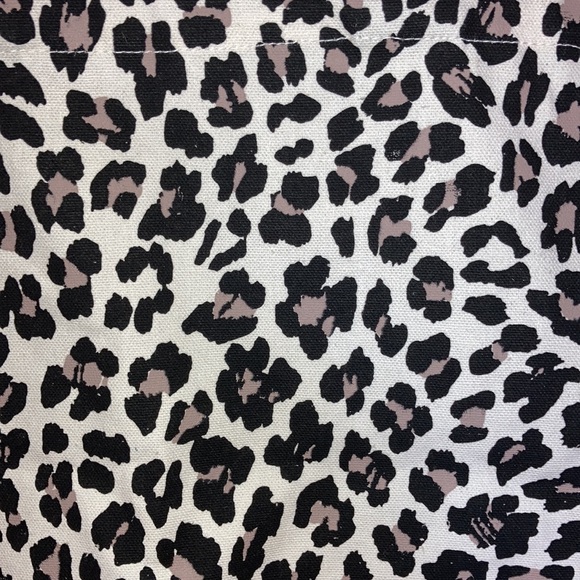 NWT Cynthia Rowley Leopard Print Canvas Bag - Picture 3 of 4